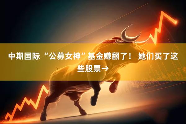 中期国际 “公募女神”基金赚翻了！ 她们买了这些股票→