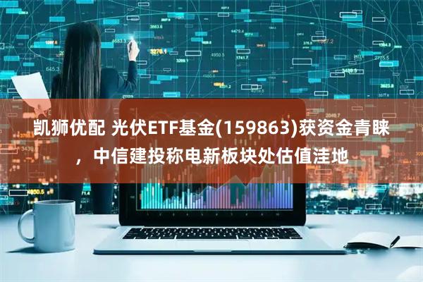 凯狮优配 光伏ETF基金(159863)获资金青睐，中信建投称电新板块处估值洼地